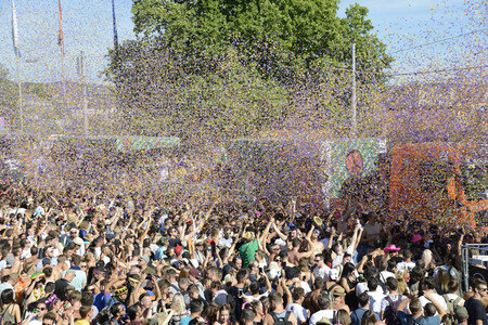 Street Parade 2018 in Zürich