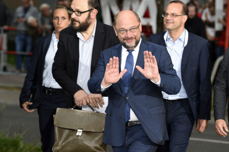 TV-Duell der Spitzenkandidaten zur Bundestagswahl 2017 in Berlin