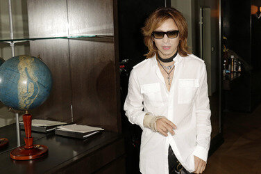 Yoshiki beim Fototermin, Berlin