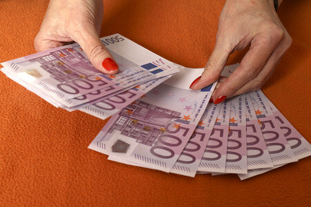 Symbolfoto 500-Euro-Banknote