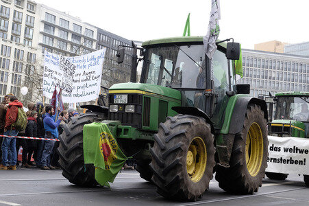 Demonstration 'Wir haben es Satt!' in Berlin
