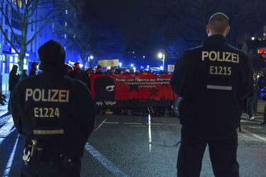 Demo gegen Europäischen Polizeikongress, Berlin