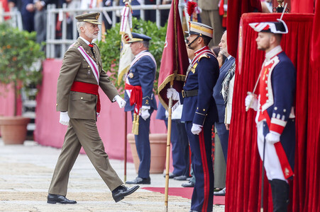 König Felipe bei Ordensverleihung in San Lorenzo de El Escorial