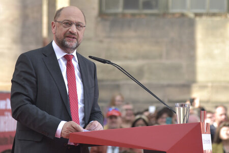 Wahlkampfveranstaltung mit Martin Schulz in Nürnberg