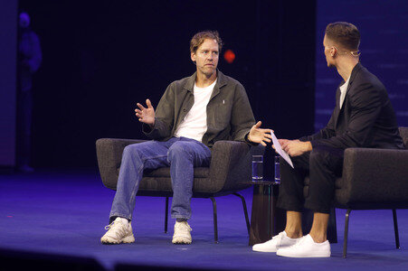 Sebastian Vettel auf der IAA Mobility 2025 in München