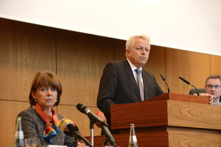 Pressekonferenz zum Polizeieinsatz zur Silvesternacht 2016 in Köln