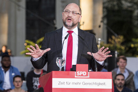 Wahlkampfveranstaltung mit Martin Schulz in Berlin