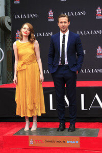 Hand and Footprint Ceremony mit Emma Stone und Ryan Gossling in Los Angeles