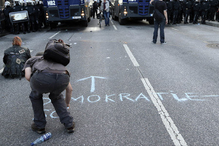 'G20 Welcome to Hell' Demo in Hamburg
