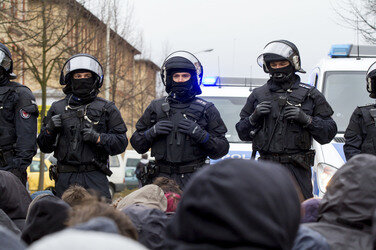 'Cottbus nazifrei' Demonstration, Cottbus
