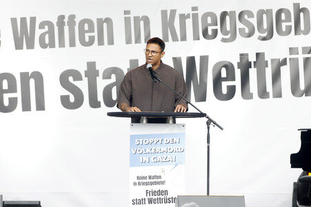 Kundgebung für Frieden im Gazastreifen in Berlin