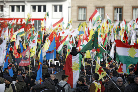Kurden-Demo in Köln