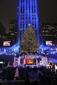 Rockefeller Center Christmas Tree Lighting Ceremony in New York