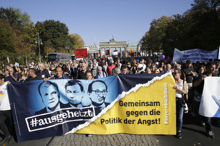 Demonstration 'Unteilbar' in Berlin