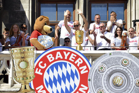 DFB-Pokalfeier des FC Bayern München