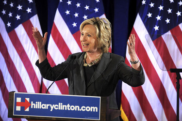 Hillary Clinton spricht in New York
