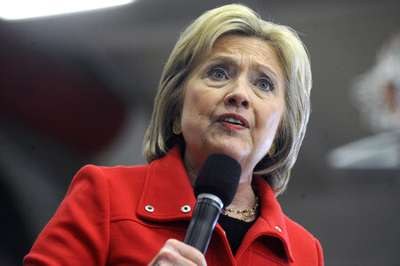 Wahlkampfrede von Hillary Clinton in Cedar Rapids