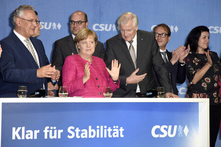 Wahlkampfveranstaltung der CSU in München