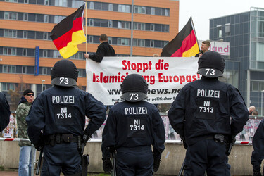 Demonstration 'Hooligans gegen Salafisten', Hannover