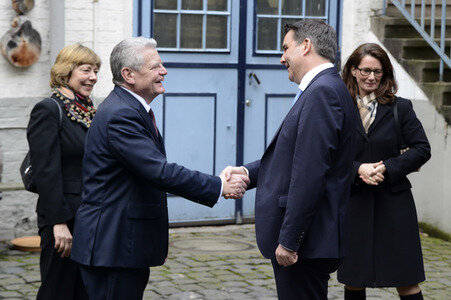 Abschiedsbesuch von Joachim Gauck in Bonn
