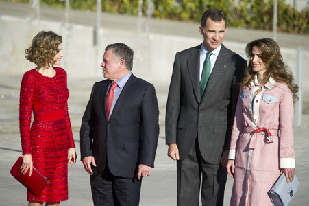 Ankunft des jordanischen Königspaares in Spanien