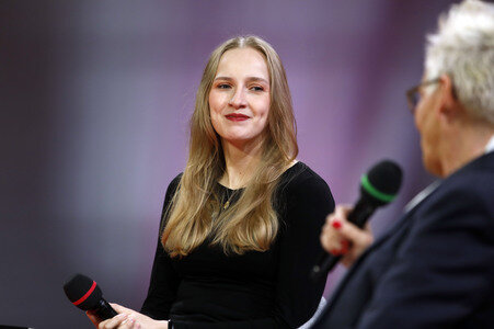Leonie Plaar auf der Frankfurter Buchmesse 2025 in Frankfurt