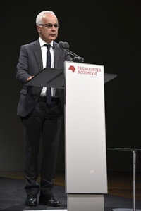 Eröffnung der 67. Frankfurter Biuchmesse 2015 in Franlfurt