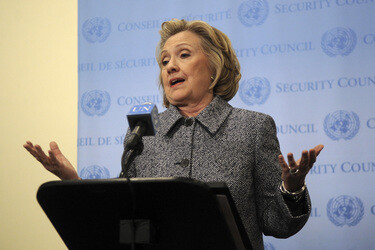Hillary Clinton Pressekonferenz, New York
