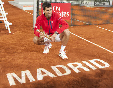 Tennis Match Novak Djokovic vs Andy Murray in Madrid