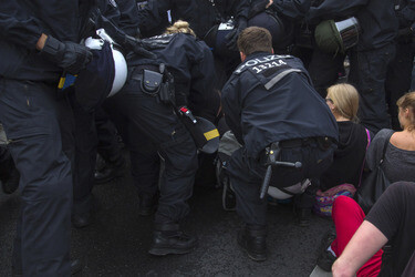 Gegendemonstration zum 'Marsch für das Leben', Berlin