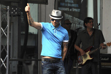 Gin Blossoms live bei der FOX & Friends All American Concert Series, New York