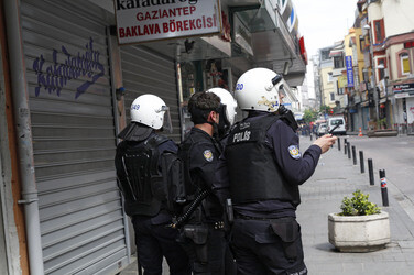 Maidemonstration in Istanbul