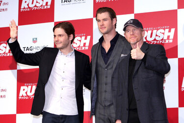 Daniel Brühl, Chris Hemsworth, Ron Howard