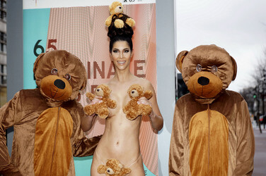 Berlinale Photoshooting mit Micaela Schäfer, Berlin