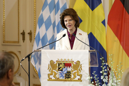 Besuch von Königin Silvia von Schweden in München