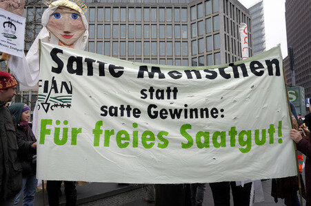 Demonstration 'Wir haben es Satt!' in Berlin