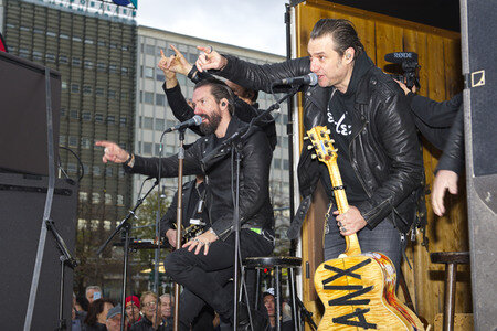 Straßenkonzert von The BossHoss in Berlin