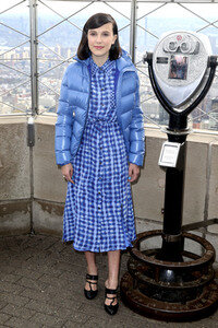 Empire State Building Lighting Ceremony mit Millie Bobby Brown in New York