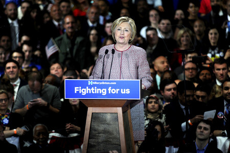 Hillary Clinton bei der NY State Democratic Primary Victory Celebration in New York