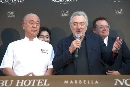 Hoteleröffnung mit Robert de Niro in Marbella