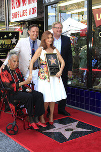 Roma Downey erhält einen Stern auf dem Hollywood Walk of Fame in Los Angeles
