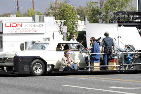 Dreharbeiten zu 'Once Upon a Time in Hollywood' in Burbank
