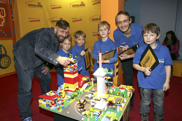 Eröffnung des neuen LEGO Spielbereichs 'City - Stadt und Bau', Berlin