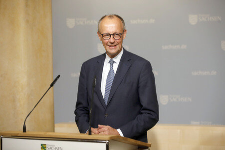 Antrittsbesuch von Bundeskanzler Friedrich Merz im Freistaat Sachsen in Dresden