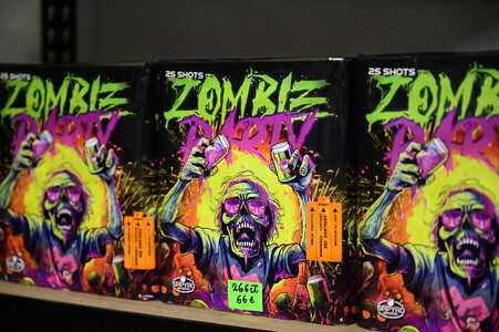 Symbolfoto Feuerwerk aus Polen