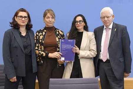Bundespressekonferenz 'Antisemitismus in Deutschland - Auswirkungen des 7. Oktober 2023' in Berlin