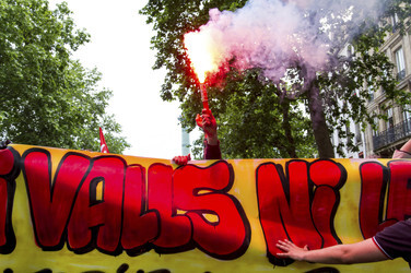 Demonstration gegen die Front National, Paris