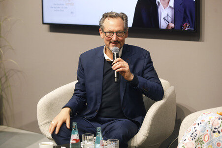 Eckart von Hirschhausen auf der Frankfurter Buchmesse 2025 in Frankfurt
