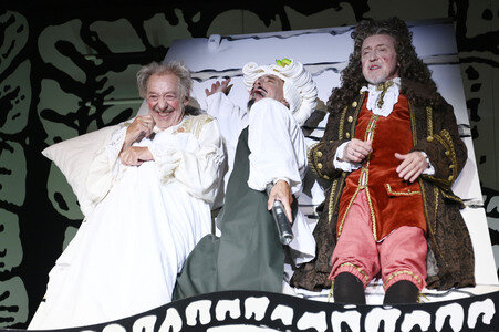 Theaterprobe 'Der eingebildet Kranke' in Berlin