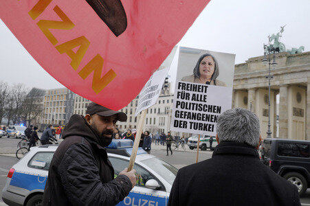 Kurden Demonstration in Berlin